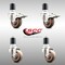 Service Caster 3 Inch 316SS High Temp Glass Filled Nylon 1-7/8 Inch Stem Caster Lck Brake, 2PK SS316TTLEX20S314-GFNSHT-2-S-2-178 - alternate 3